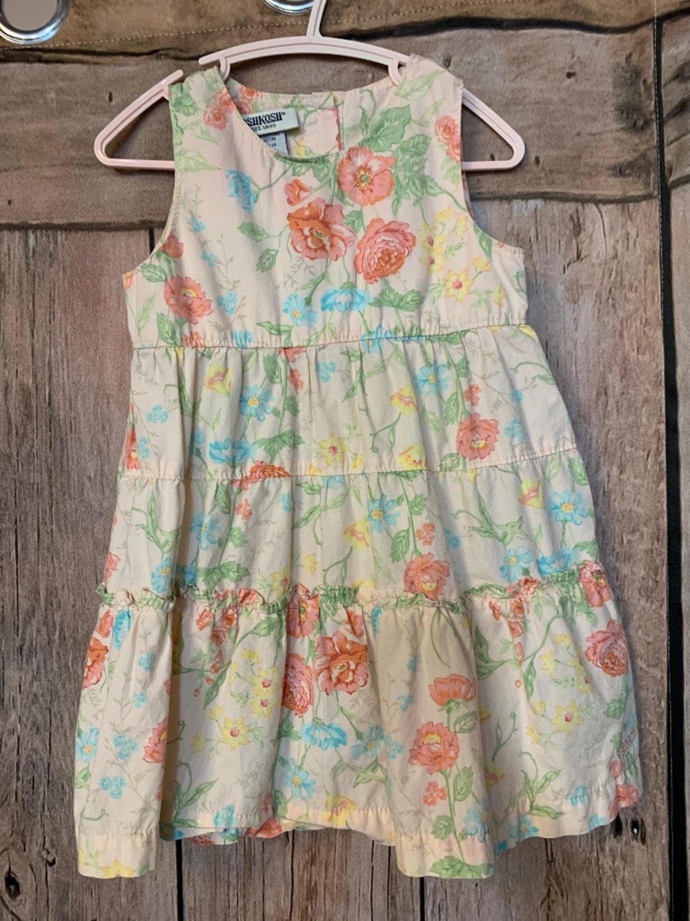 Oshkosh floral  dress 24m